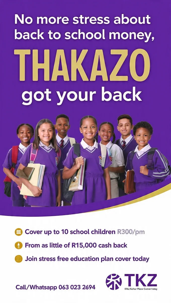 Thakazo Education Plan helping families prepare for back to school